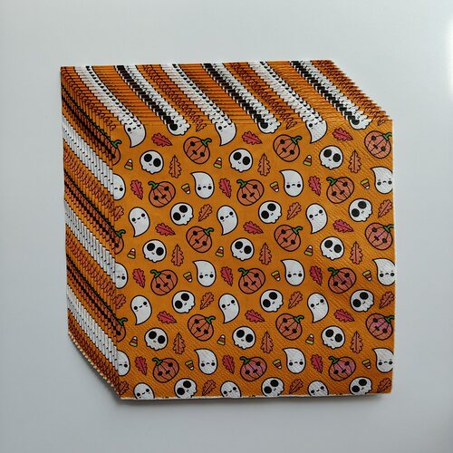 万圣节秋季派对纸巾Fall Pumpkin Halloween Party Paper Napkins