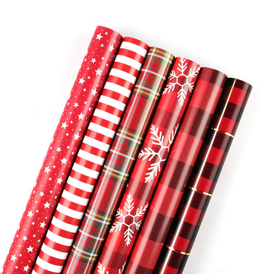 New Year Christmas Gift Wrapping Paper 圣诞节新年礼物包装纸