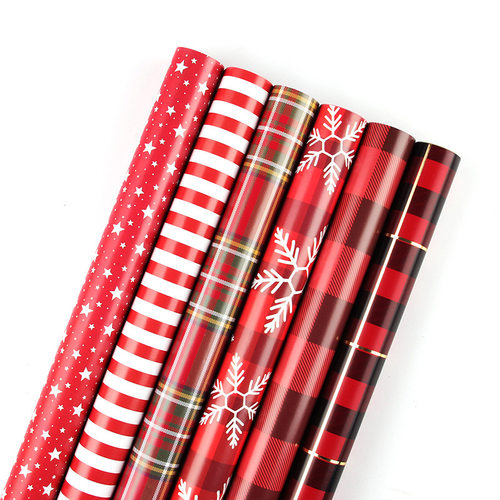 New Year Christmas Gift Wrapping Paper 圣诞节新年礼物包装纸