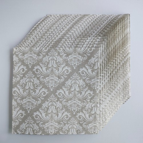 Nordic Gray Paper Napkins Party 北欧风酒店家居蝶骨巴特餐巾纸