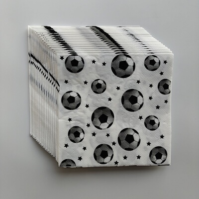 世界杯主题足球派对纸巾装饰 World Cup Football Party Napkins