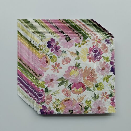 生日婚礼订婚派对纸巾户外野餐纸巾 Wedding Party Paper Napkins
