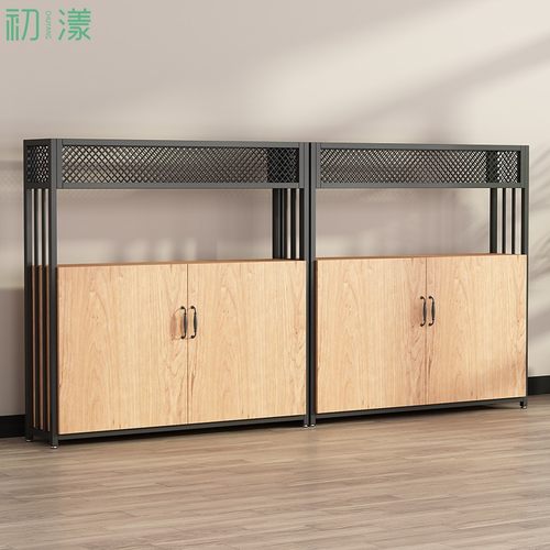 办公室隔断置物架铁艺矮隔断花架