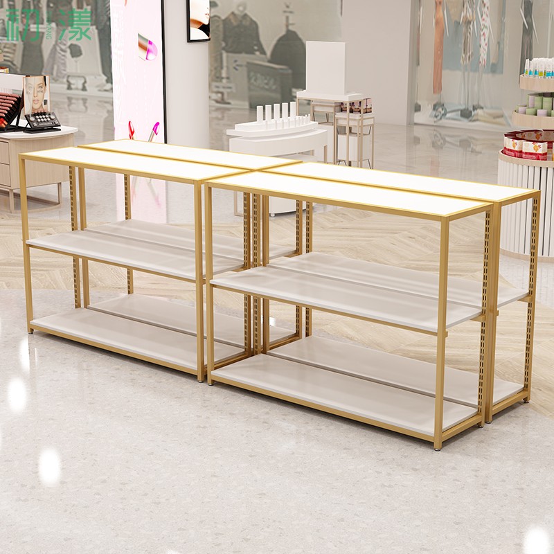 多用中岛货架层距可调节加厚钢架