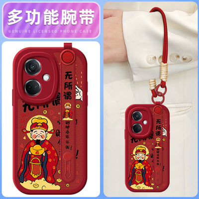 佛祖保佑适用OPPOK12手机壳k11/k11x保护套k10pro新款k10x腕带斜跨挂绳k7女款k12硅胶oppok11可背oppo网红k10