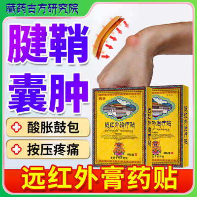 腱鞘囊肿鼓包专用贴手腕手背腱鞘炎护腕消除疼痛肿胀凸起膏药贴YM