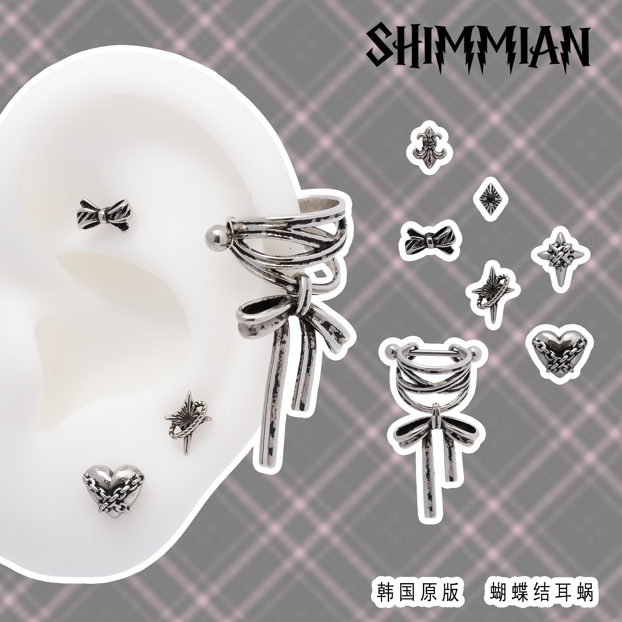 SHIMMIAN心美眼芭复古蕾舞鞋