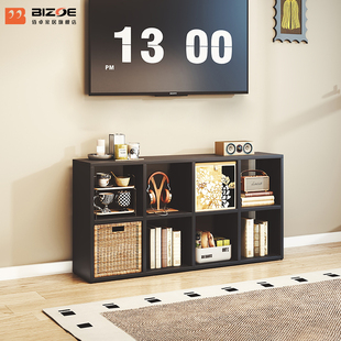 佰卓电视机收纳柜DIY格子柜钢制卡莱克中古风收纳展示柜客厅柜子