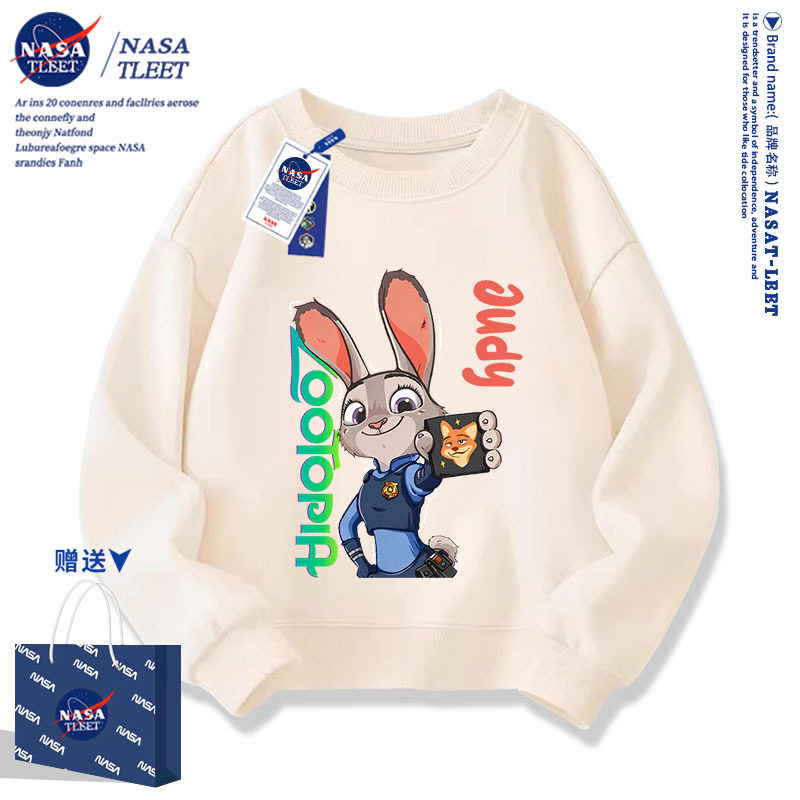 NASA联名朱迪尼克卫衣圆领男卫衣/绒衫