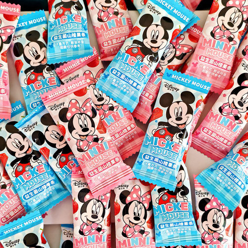 迪士尼散装米奇米妮益生菌山楂果条宝宝生日周岁宴会下午茶伴手礼