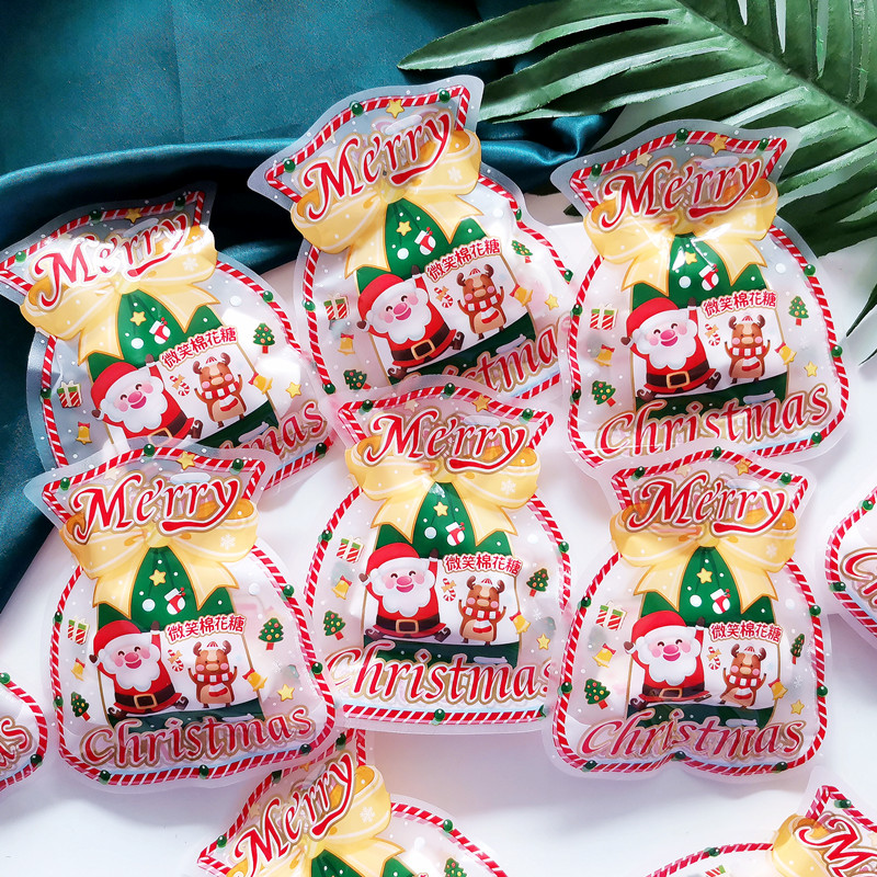 圣诞节圣诞装饰微笑棉花糖平安夜喜庆喜糖糖果零食伴手礼搭配礼