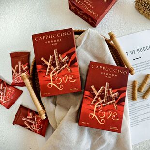 彩虹日记卡布奇诺蛋卷40克订婚结婚喜宴宴会宴请伴手礼零食喜回礼