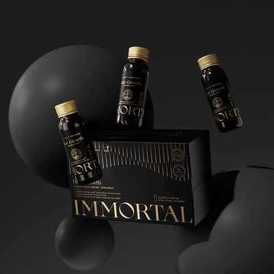 IMMORTAL亿美初香蕉花生发饮蔓越莓味【临期特惠】