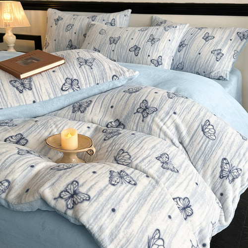 升级款恒温加厚防静电牛奶绒