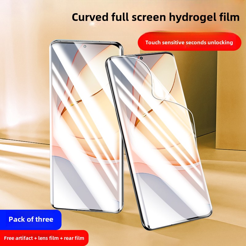 适用努比亚Z40Pro钢化水凝膜z40pro防窥膜全屏覆盖手机膜抗蓝光nubia曲面全包保护贴膜全胶软膜防摔防指纹por