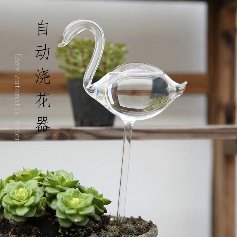 创意透明玻璃懒人自动浇花器 家庭绿植盆栽渗水器 浇水神器