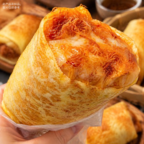》开袋即食《蛋皮面包夹心吐司面包营养代餐零食咸甜口居家休闲