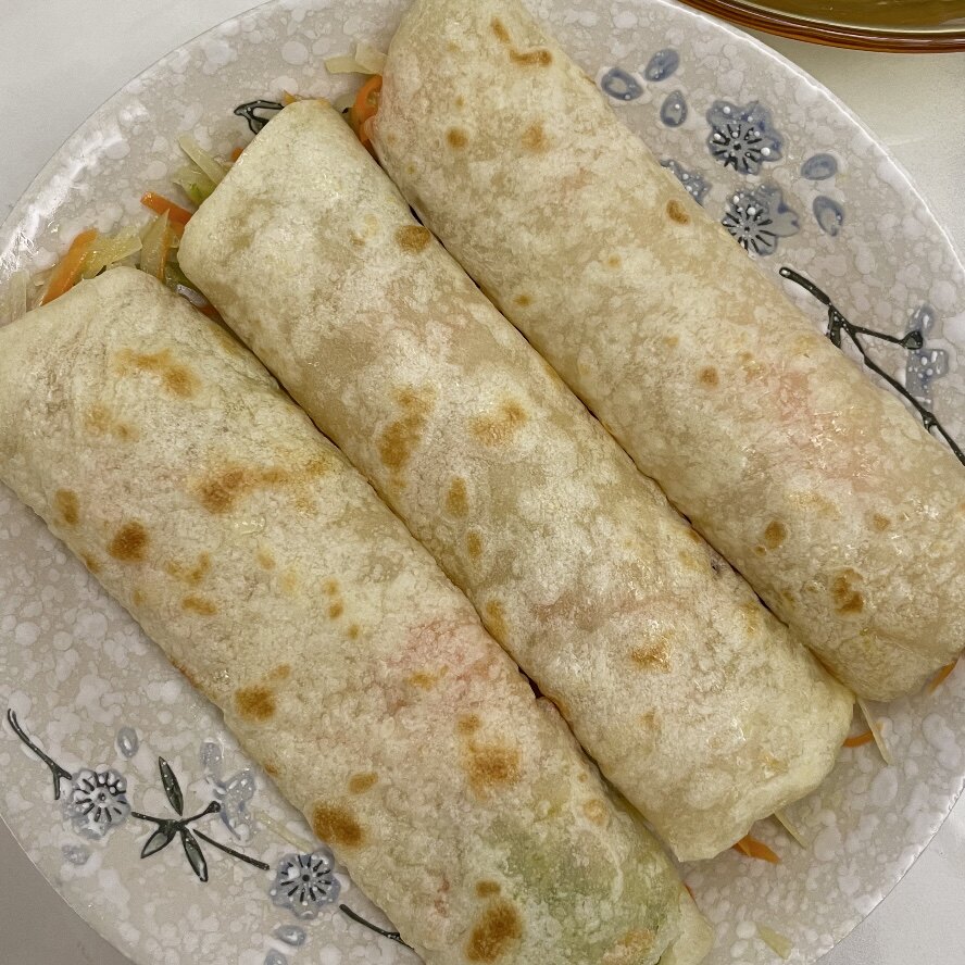 烤鸭春饼烙饼单饼卷饼早餐饼