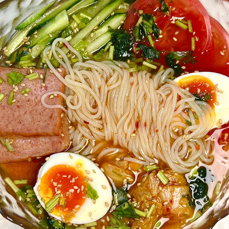 朝鲜冷面正宗韩式风味荞麦酸甜凉面烤冷面泡面夜宵速食方便带调料