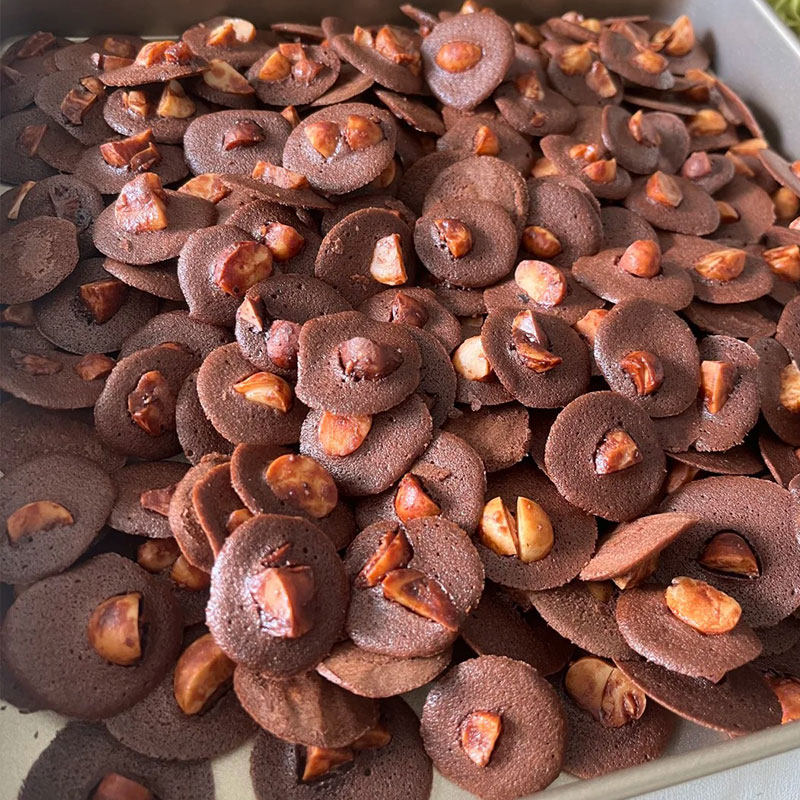 小圆饼干网红巧克力小脆零食饼干