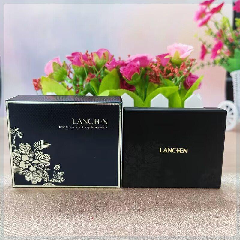 蓝秀LANCHEN立体塑型气垫双色眉粉6g丝滑防水持久不脱色双色眉粉