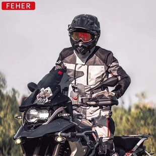 FEHER飞儿拉力服升级款061摩托车骑行服冬机车套装男摩旅防水四季