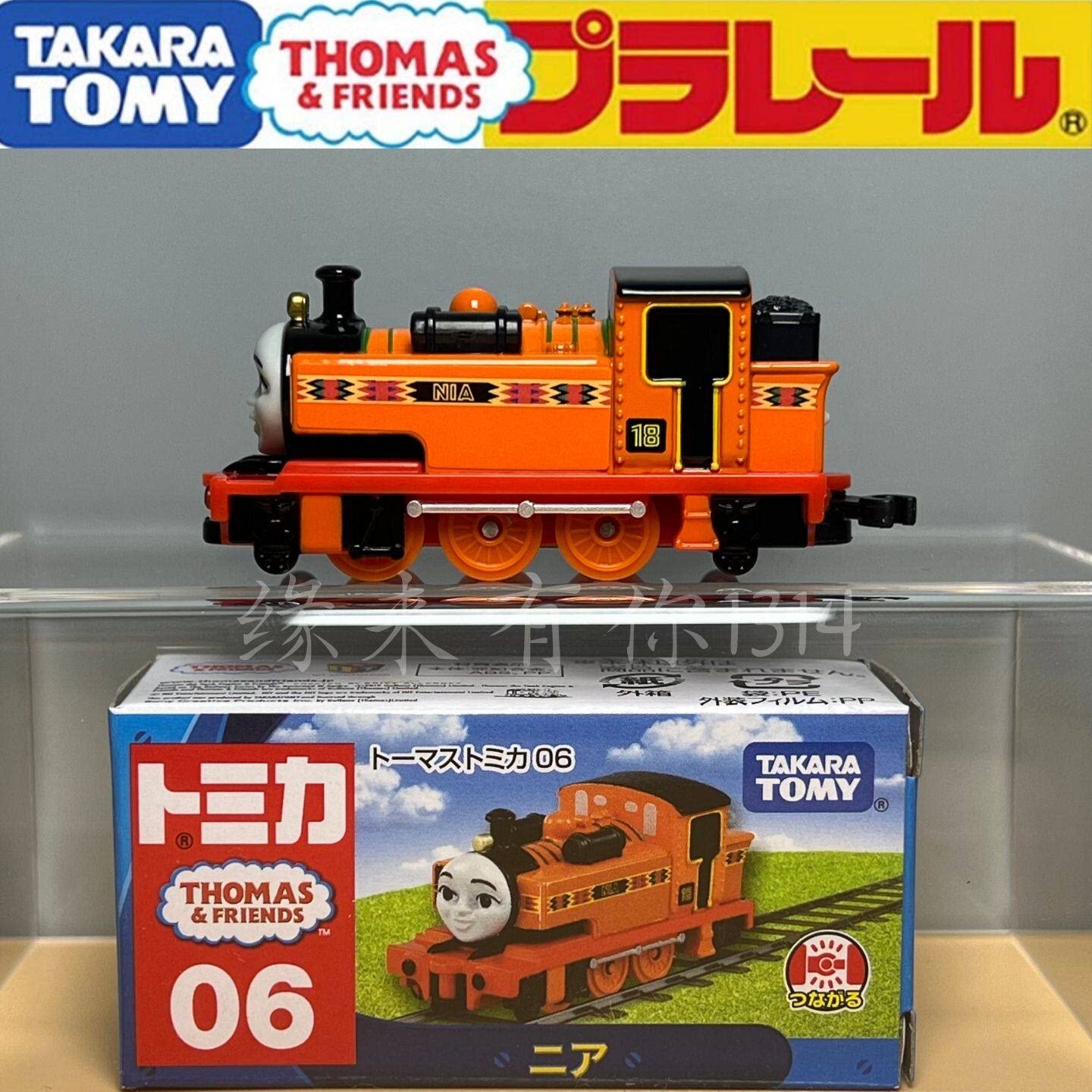 正品TOMY多美卡TOMICA合金车模托马斯06妮娅火车模型儿童玩具摆件