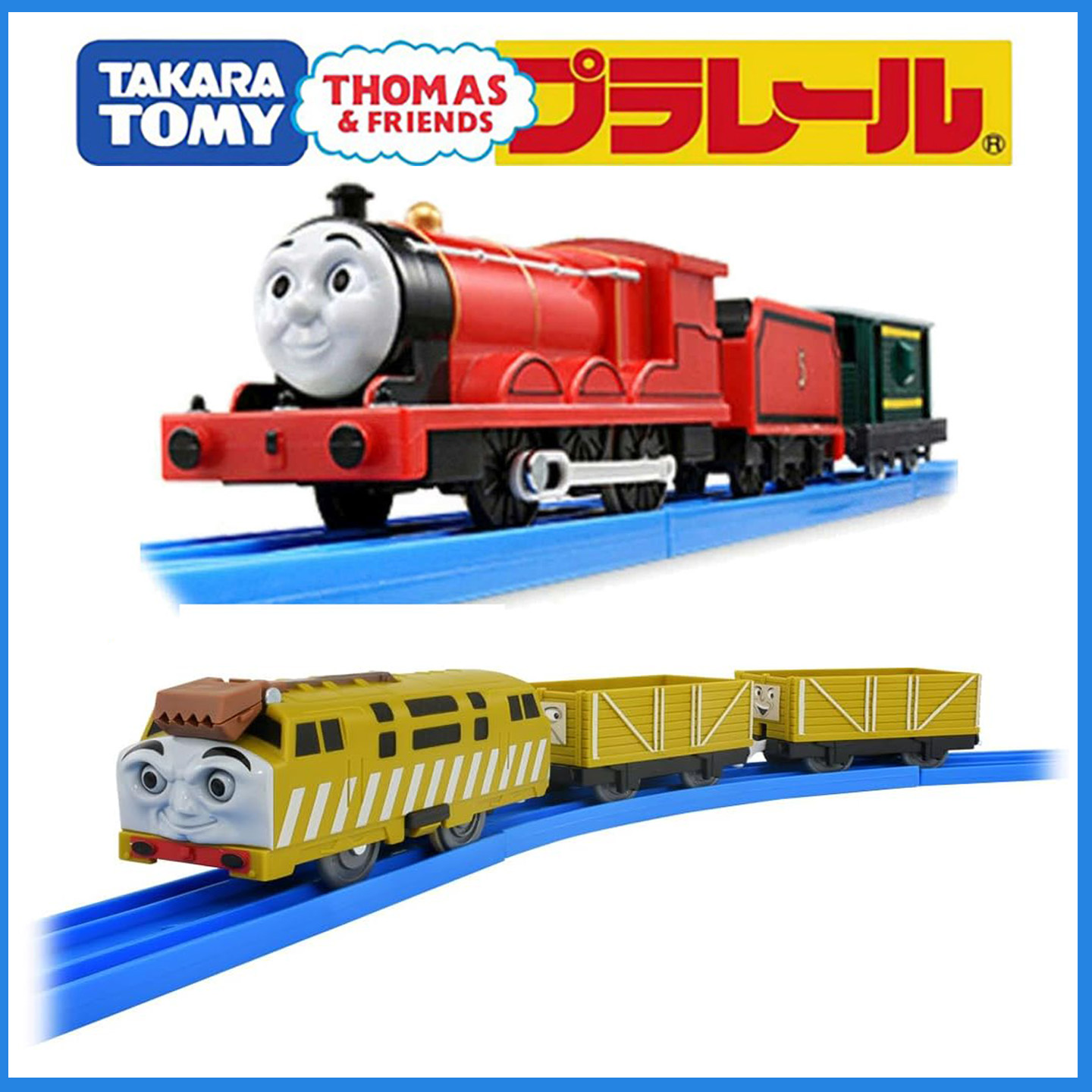 日本进口tomy多美托马斯火车TS-05詹姆斯 TS-09柴油狄索电动玩具