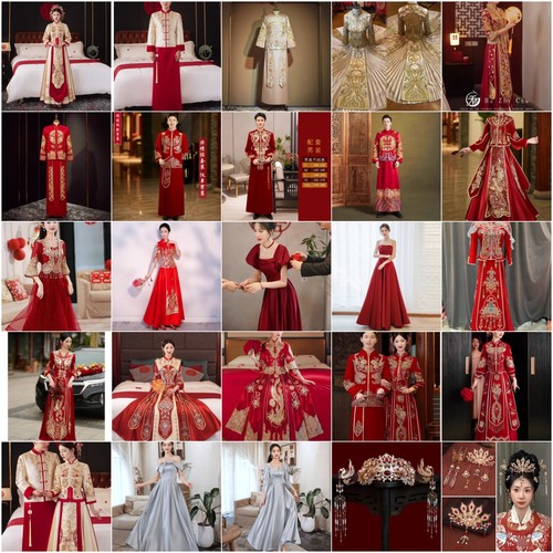 秀禾服2025新款龙凤褂伴娘结婚