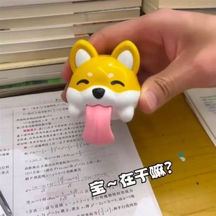 搞怪挂件摆件语音小舔狗玩具创意小饰品恶搞狗头超萌摆件 网红爆款