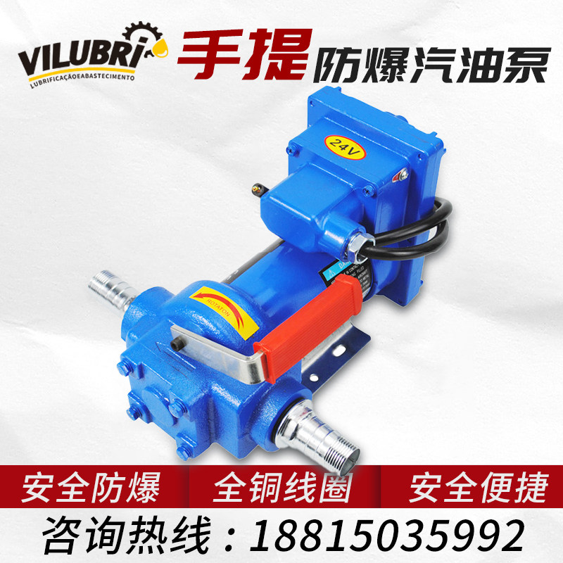 威路仕  12v24v220v小型车载静音加油机汽油甲醇防爆泵加油设备
