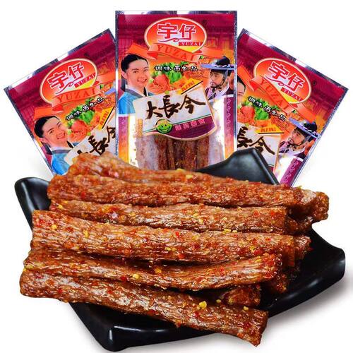 宇仔大长今辣条麻辣小面筋香辣面制品8090后怀旧零食5毛辣条小吃