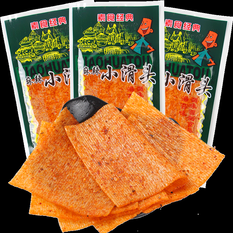 小滑头辣条薄辣片整箱8090后儿时怀旧麻辣大辣片零食小吃休闲食品