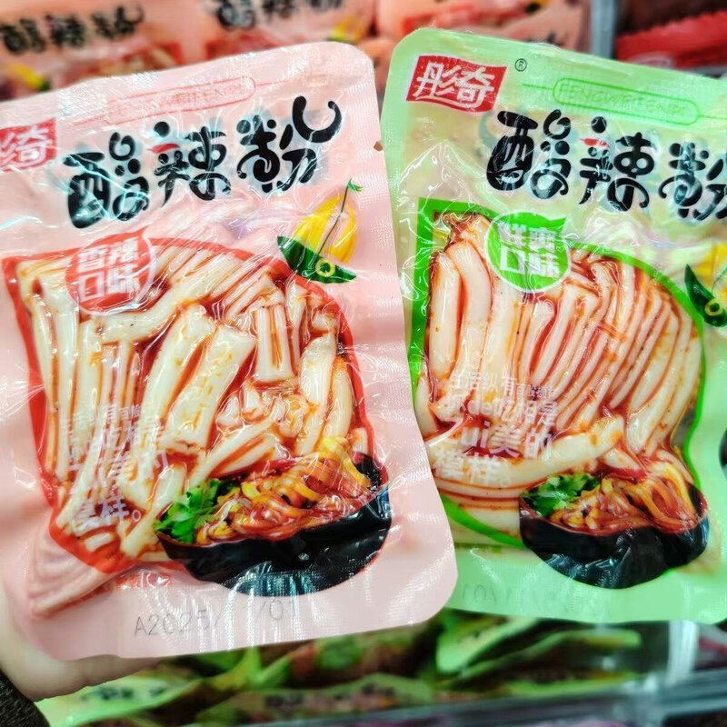 彤奇素牛筋宏酸辣粉辣条童年麻辣豆皮儿时怀旧零食小吃休闲食品