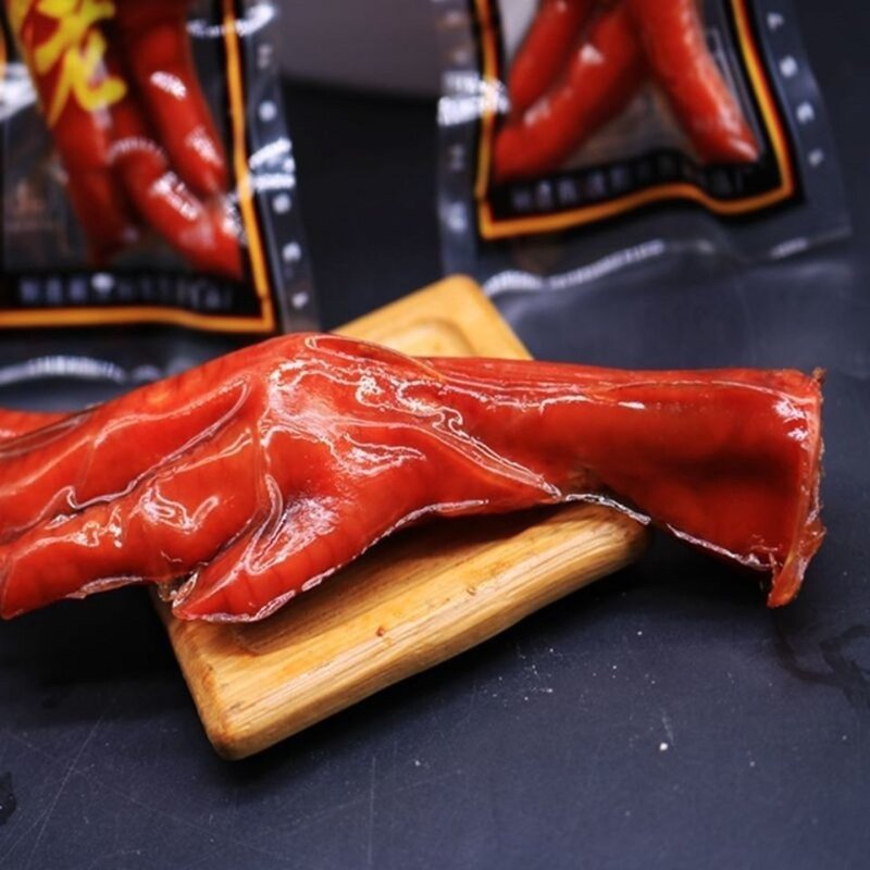 香酥不辣红爪风味卤味单支卤鸡爪凤爪校园零食爪规格35小爪