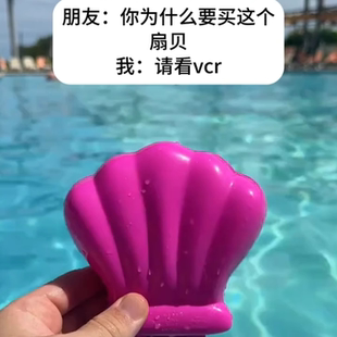 贝壳旋转美人鱼憋气游泳玩具美人鱼贝壳人鱼公主戏水儿童水下玩具