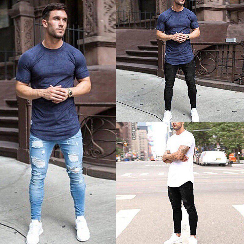 Men's tight jeans and pants欧美男式牛仔裤牛仔长裤紧身小脚裤