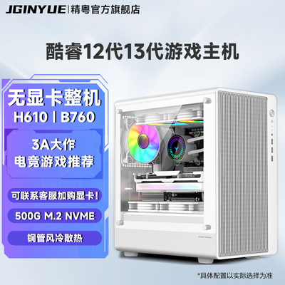 精粤酷睿i5无显卡组装游戏主机