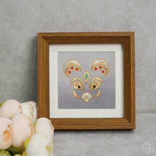 DIY掐丝珐琅彩画材料包《脸谱十二生肖》纯珐琅釉料 含练习图教程