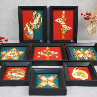 【原创】非遗手兔年礼物掐丝珐琅彩画玉兔呈祥伴手礼新年礼物