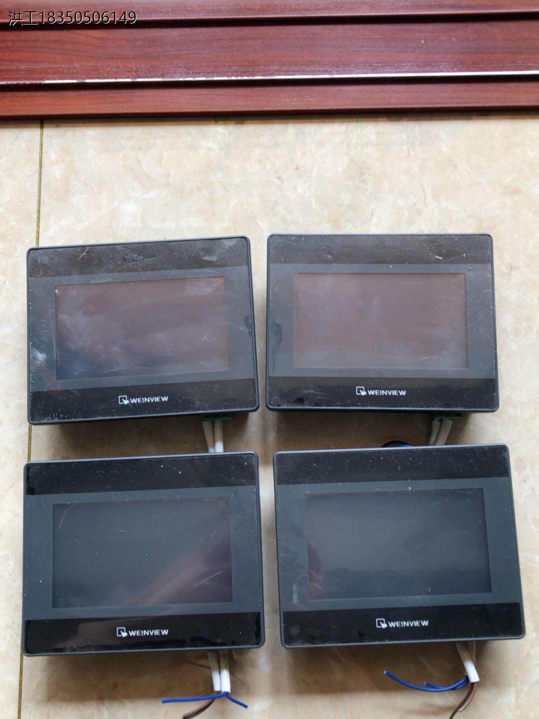 威纶4.3寸显示屏tk6951ip,口罩机拆机.保护膜都有.