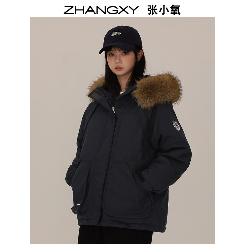 短款派克棉服棉衣外套工装宽松