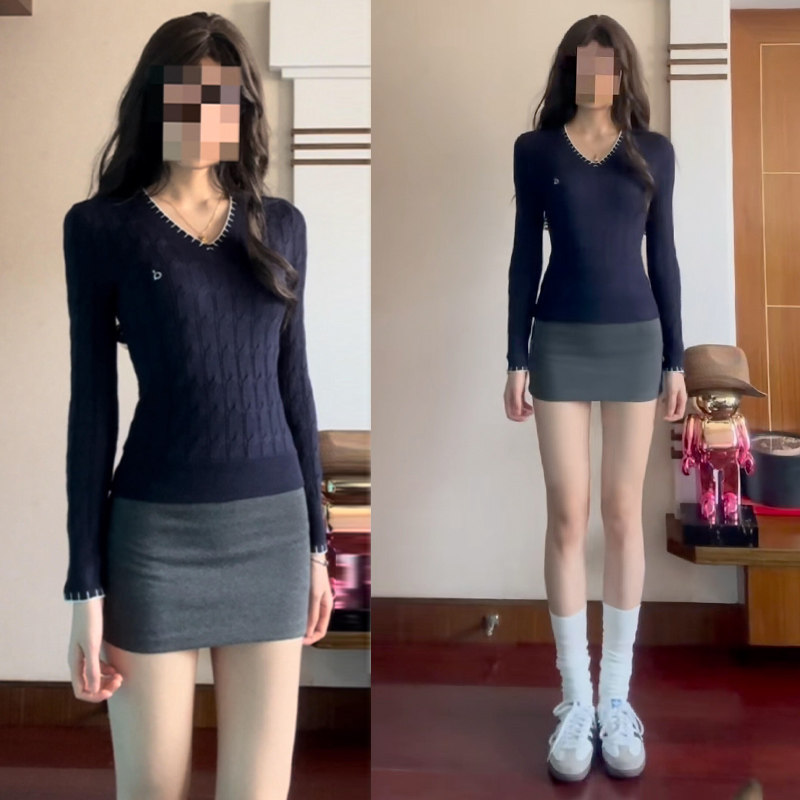 灰色西装短裙女春秋2026新款高腰显瘦紧身包臀裙小个子a字半身裙