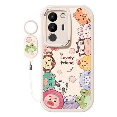 适用vivos17卡通小熊手机壳硅胶