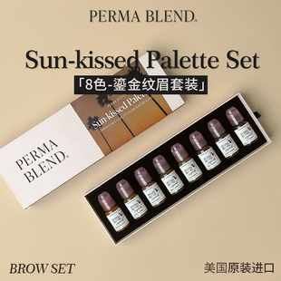 PermaBlend纹眉套装 | Sunkissed美国原装进口纯植物高端纹绣色料