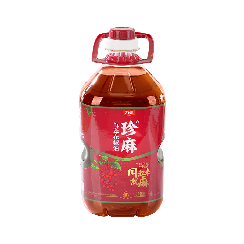 万弗四川正宗花椒油商用5L大桶特麻特香麻油米线专用特产珍麻鲜萃
