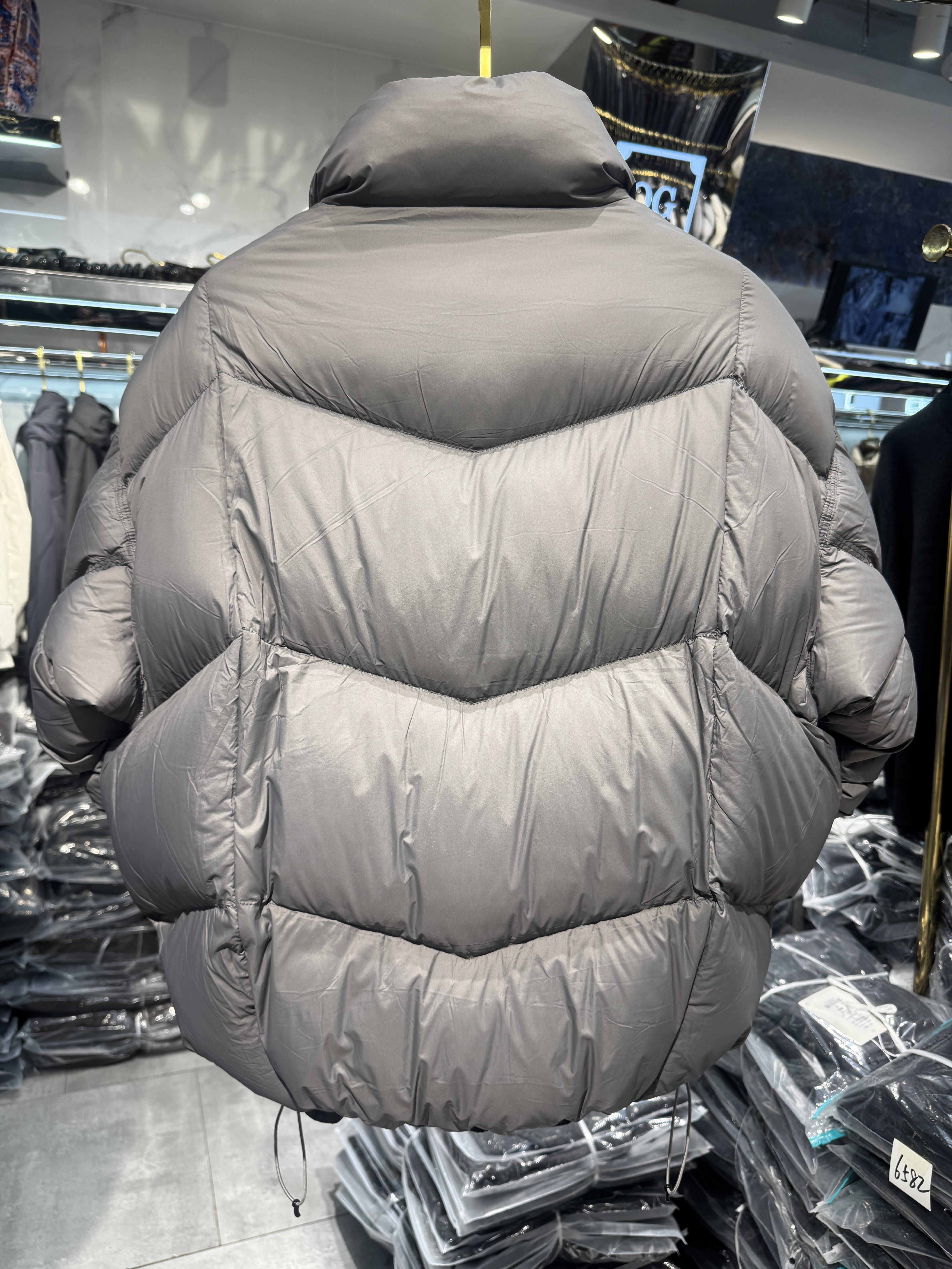 实体男士立领泡芙90白鸭羽绒服冬季新宽松休闲加厚保暖面包服外套