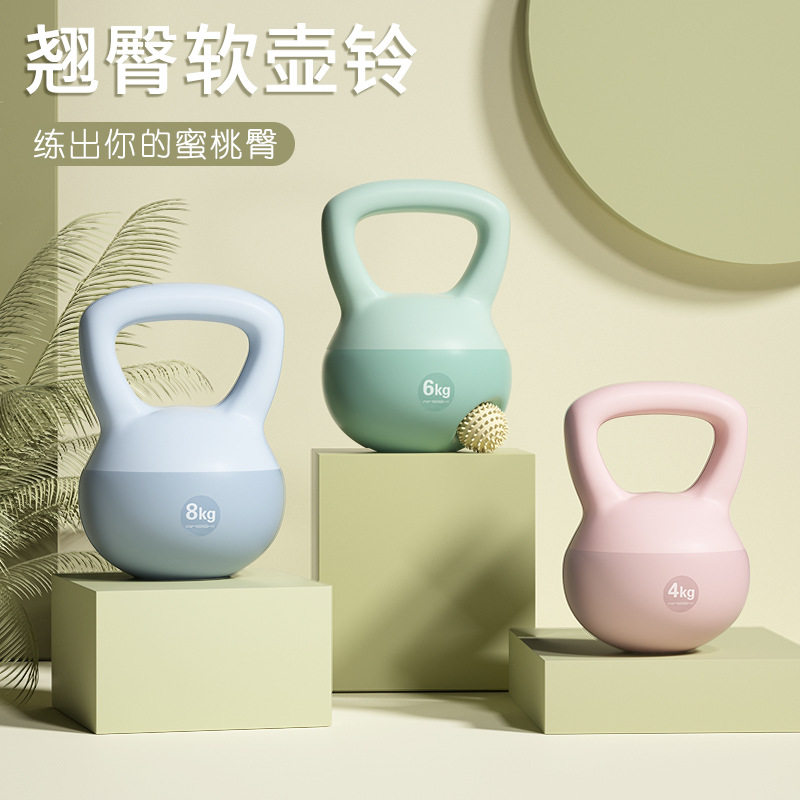软壶铃女士健身家用提壶哑铃专业运动练臀翘臀减肥胡铃摇摆