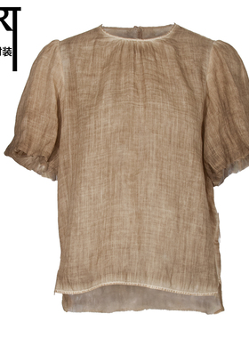 SCRT集喜瑭100%苎麻高级简约衬衫TE3QSY030