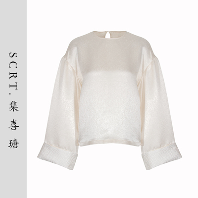 SCRT集喜瑭 定制限量款 非遗库锦刺绣上衣SFS13331